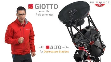 GIOTTO smart flat field generator with ALTO motor for Observatory Stations