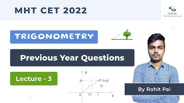 L-3 Trigonometric Functions PYQs || MHT CET 2022