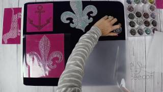 How to make a Rhinestone Decal step by step