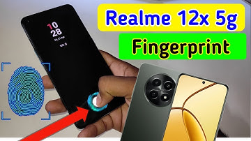 Realme 12x 5g display fingerprint setting/Realme 12x 5g fingerprint screen lock/fingerprint sensor