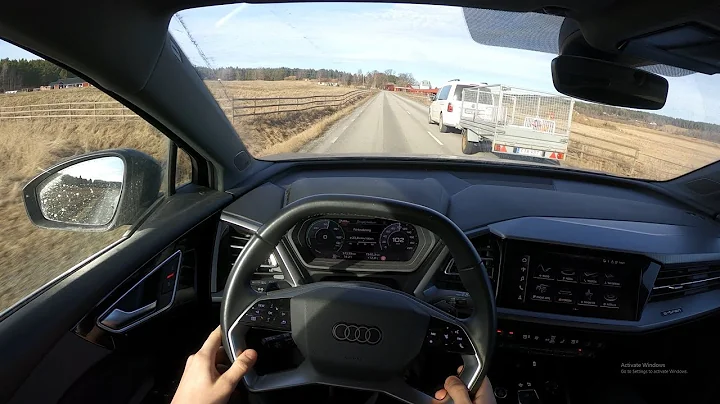 2023 Audi Q4 45 e-tron quattro 265hp || 4K TEST DRIVE POV