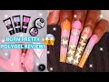 TRYING A POLYGEL STARTER KIT FROM BORN PRETTY! Glitter Ombre &amp; Colorblock Polygel Nail Tutorial