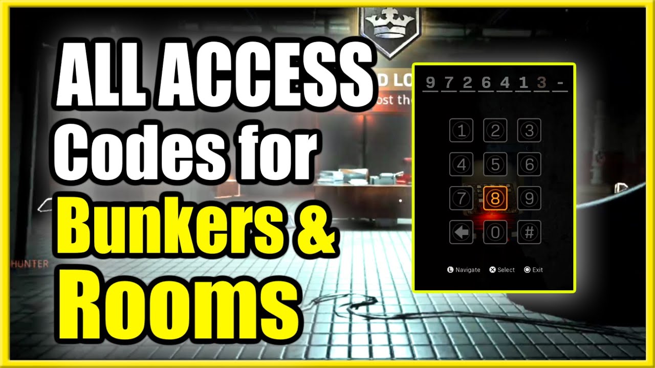 All 6 Keypad Bunker & Secret Room Locations in Warzone with Access Codes!