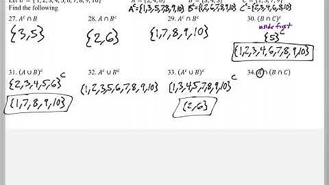 Math 118 : 7.3 #33, #34 (Mathematical Explorations Tutorial : Set Operations)