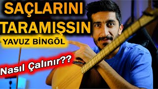 SAÇLARINI TARAMIŞSIN SOLFEJ SAZ NOTALARI | YAVUZ BİNGÖL Saçlarını Taramışsın Bağlama Solfej