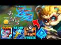 Heimerdinger but my turrets have a freeze ray attachment and nobody can move