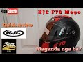 HJC F70 MAGO | VERY QUICK REVIEW | HJC HELMET NO.1 IN THE WORLD