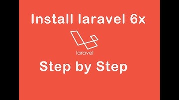 Install laravel 6x with easy way step by step