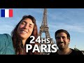 24 HORAS EN PARIS 😂💙 Turismo intenso en FRANCIA | VUELTAMUN