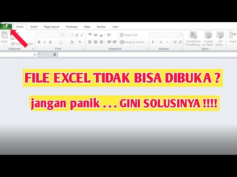 CARA MEMBOBOL FILE EXCEL YANG IS PROTECTED