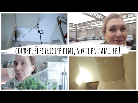 vlog du 20 juillet : course, électricité fini, sorti en famille !!