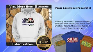 Peace Love Hocus Pocus Shirt