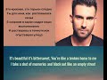 Maroon 5 - Beautiful mistakes - lyrics и перевод на русский!