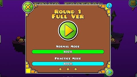 Round 1 Full Version by FoxyMax57 | Geometry Dash 2.11