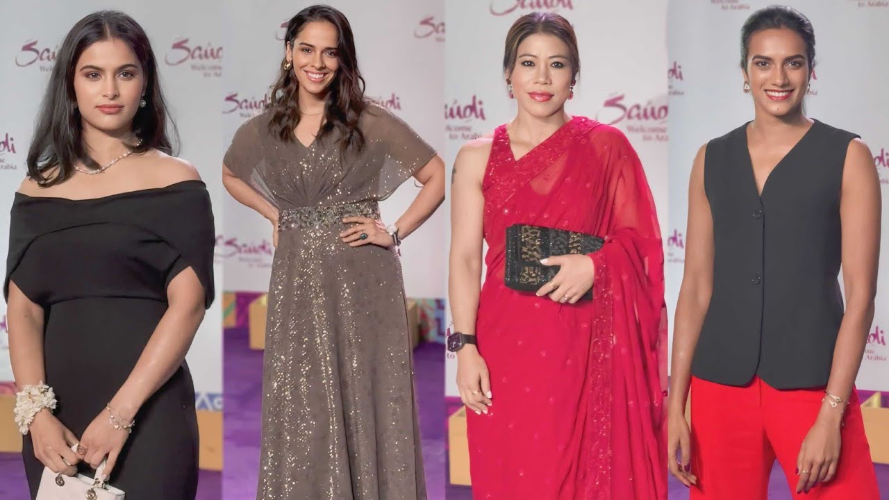 Manu Bhaker, Saina Nehwal, PV Sindhu & Mary Kom At Spectacular Saudi Celebrating The Heart Of Arabia