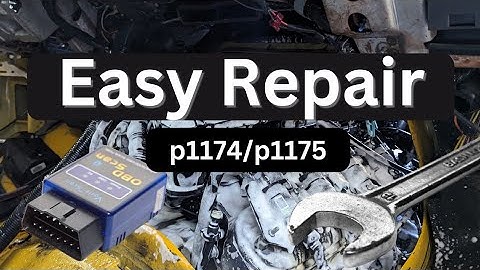 Chevy - GMC P1174/P1175 Engine Code