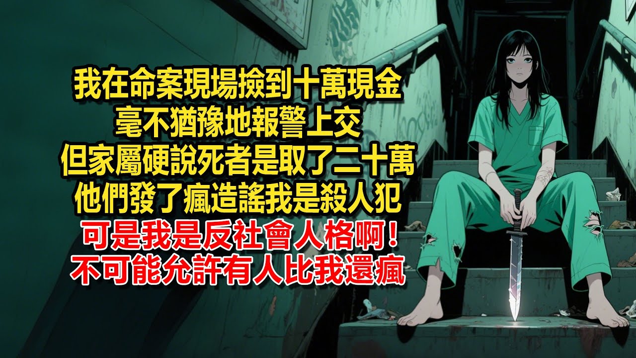【惡魔天使13】我在命案現場撿到十萬現金，毫不猶豫地報警上交，但家屬硬說死者是取了二十萬，他們發了瘋造謠我是殺人犯，可是我是反社會人格啊！不可能允許有人比我還瘋