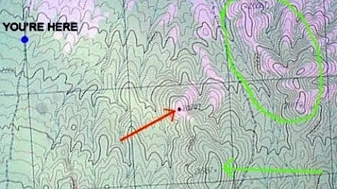 Using a Topographical Map while Backpacking