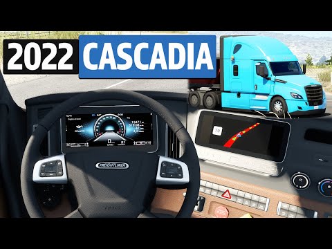 2022 Freightliner Cascadia Geldi! Actros MP5 gelir mi? American Truck Simulator (1.43)