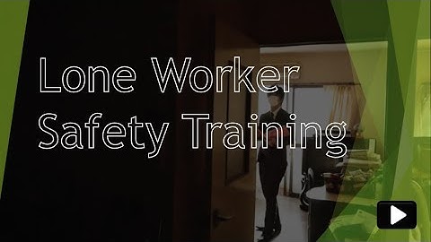 CPPREP4506 - Lone Worker Safety (Training Session)