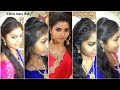 4 open hair indian party hairstyles  nandhini serial ganga hairstyles