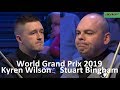 Kyren Wilson vs Stuart Bingham ᴴᴰ W G P 2019 ( Short Form )