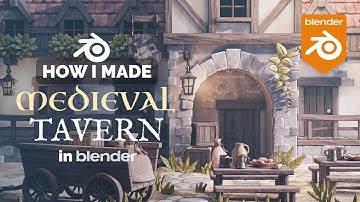 Medieval Tavern in Blender - 3D Modeling Process | Polygon Runway