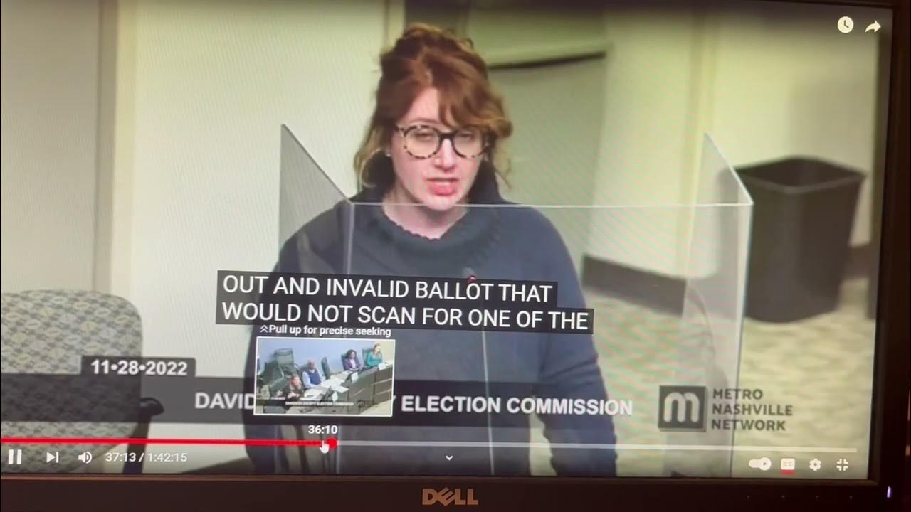 Davidson county election commission meeting to certify the November 8
