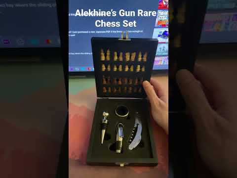 Alekhineu0027s Gun Chess Set - Odd, Rare u0026 Neat Things from Goru0027s Game Collection #1 #SHORTS