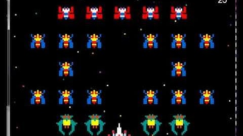 Classic Galaga SDL/C++ game.avi