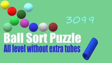 Ball Sort Puzzle Level 3099 🎯 All level without extra tube 😂 Game Walkthrough 😘