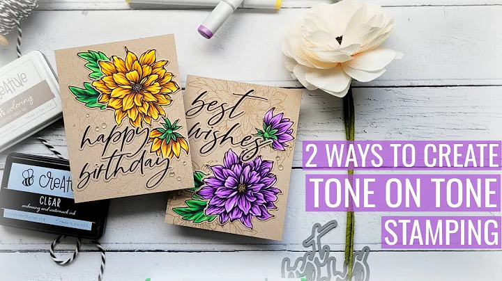 2 Ways to Create Tone and Tone Stamping: Stamping is a Full Time Job