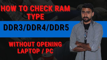 How to Check RAM Type DDR3 DDR4 OR DDR5 and Capacity In Window10