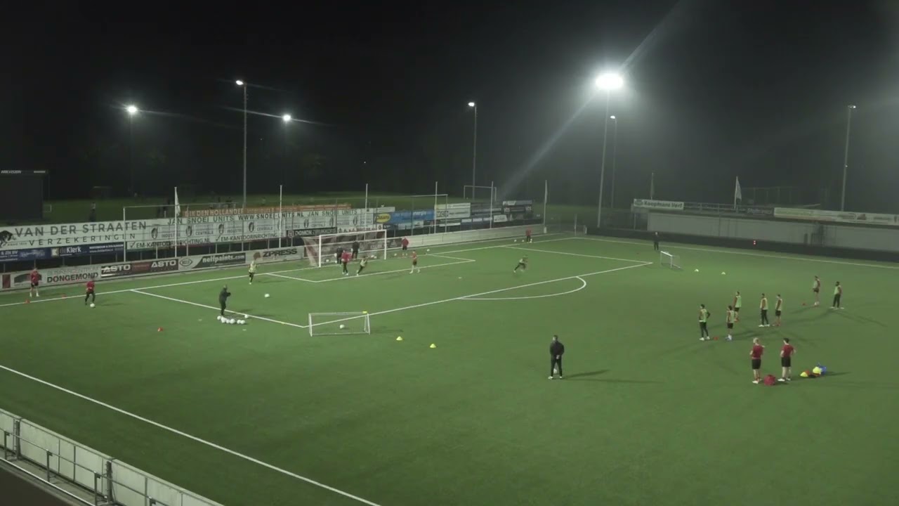 Omschakelvorm aanval vs. verdediging 3vs2