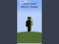 io parlo italiano  #minecraft #languageskills #italian