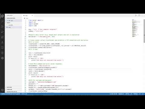 Socket Programming - SMTP - YouTube