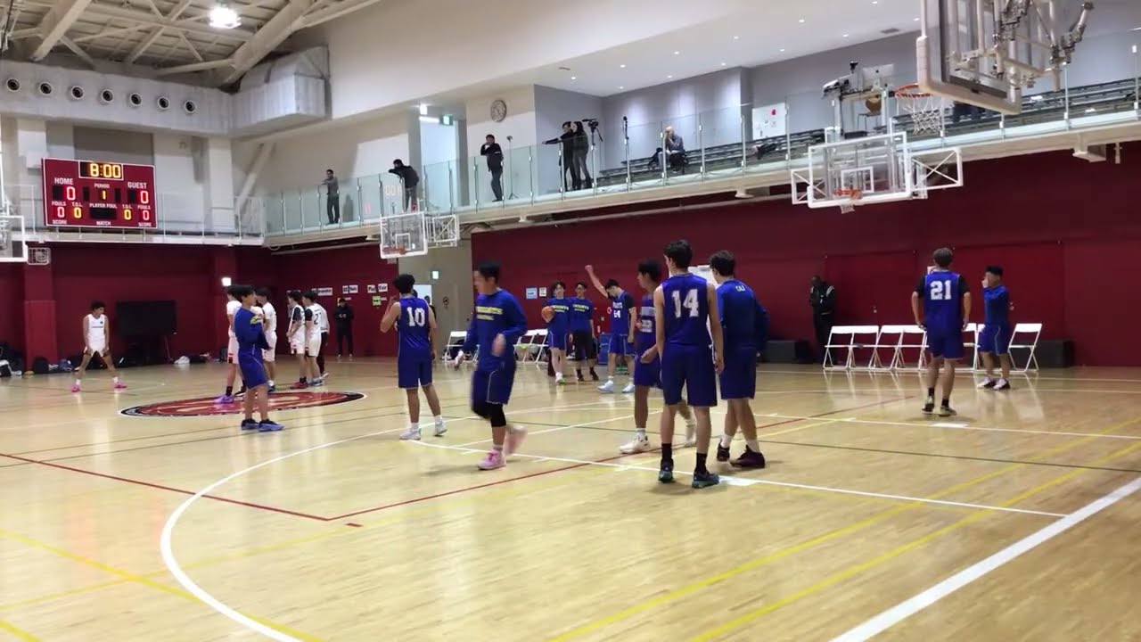 Christian Academy in Japan is live at YIS! BB Boys First Half