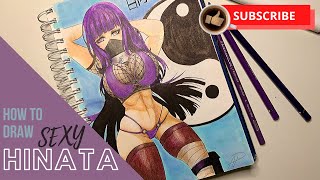 DRAWING: SEXY HINATA | NARUTO