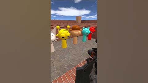 Destroy Sprunki And Nextbots Chasing in Maze EP 2 #shorts