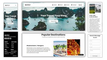 How to Create a Responsive Travel website using React.js Beginners to Advanced