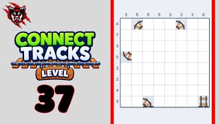 Connect Tracks Logic Puzzle Level 37 Game Walkthrough screenshot 4