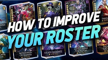 Injustice 2 Mobile | How to Improve Your Roster | Roster Tips