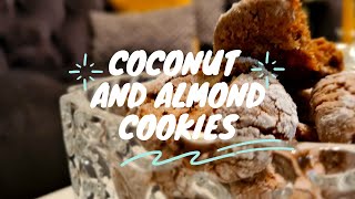 Quick Recipe- Coconut and Almond Cookie// وصفة سريعة- حلوى جوز الهند واللوز