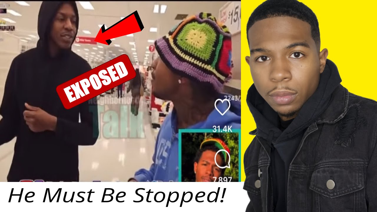 Deshae Frost EXPOSED After Being Checked By A Man In Target For Harassing His Sister - YouTube