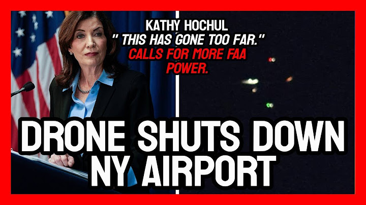 NY International Airport Shuts down due to a Drone - BREAKING NEWS