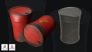 Autodesk 3ds Max, Zbrush, Substance Painter - Old Iron Barrel