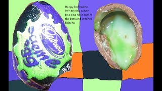 Halloween cadbury screme eggs