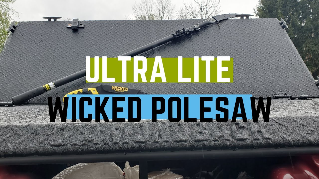 Unboxing and using Wicked Tree Gear Ultra Light Pole Saw