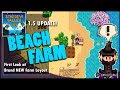 Beach Farm | Stardew Valley 1.5 Update | New Farm | First Look and Reaction to New Farm Layout