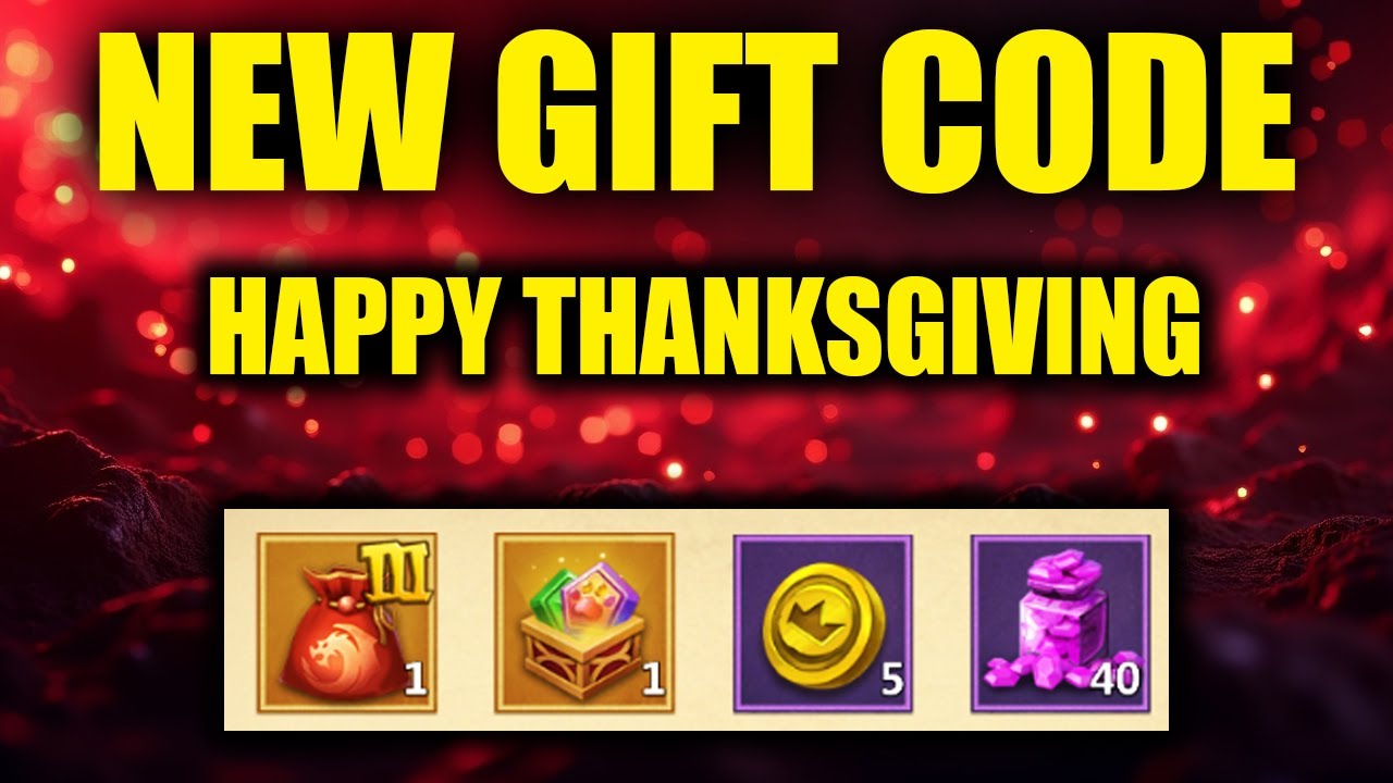 NEW GIFT CCODE🥰Happy Thanksgiving🥰CASTLE CLASH